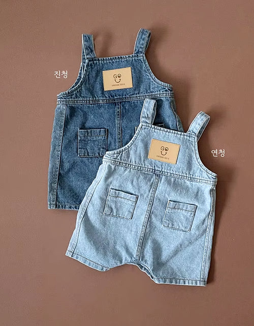 Load image into Gallery viewer, 2023 New Baby Overalls Toddler Girls Denim Jumpsuits Denim Clothes
