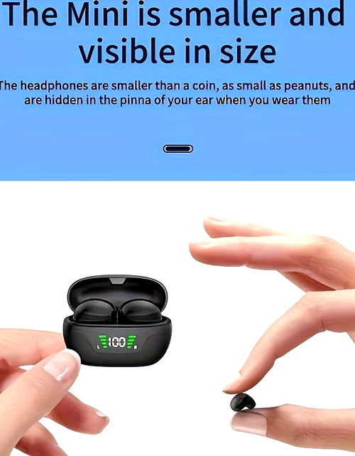 Load image into Gallery viewer, In-Ear Headphones Wireless Mini Invisible Smallest Headphones Headphones for Sleeping in Ear Sleep Earbuds Headphones
