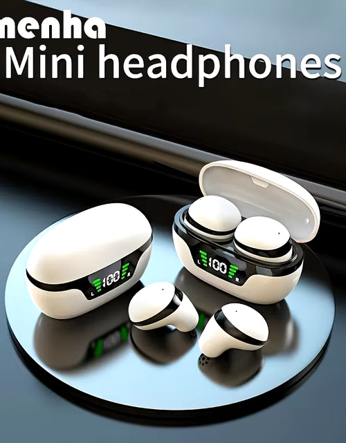 Load image into Gallery viewer, In-Ear Headphones Wireless Mini Invisible Smallest Headphones Headphones for Sleeping in Ear Sleep Earbuds Headphones
