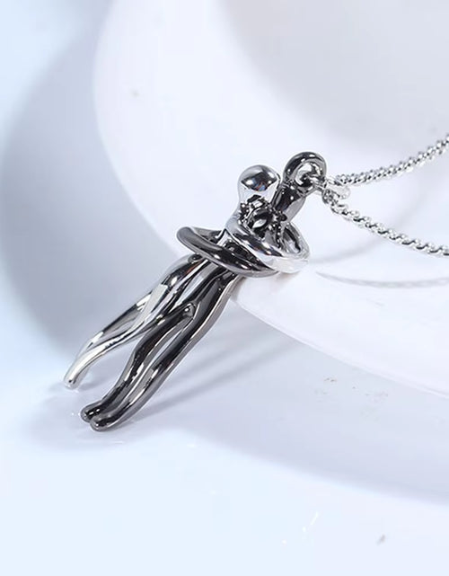 Load image into Gallery viewer, Fashion Hugging Necklace Jewelry Choker Hug Pendant Chain Men Necklaces for Lover Women Couple Men Lady Female Male Gift
