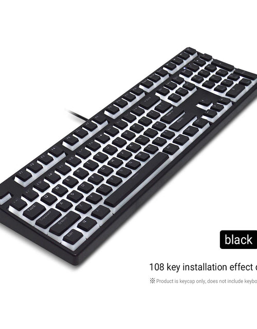 Load image into Gallery viewer, 129 Keys Pudding Keycaps OEM Profile PBT Double Shot Keycap for Mx Switch Mechanical Keyboard ISO Layout RGB Backlit Key Caps
