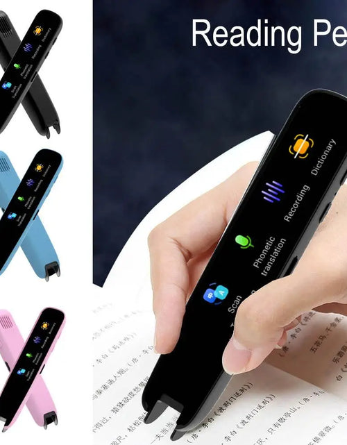 Load image into Gallery viewer, Scanning Reading Pen Translator Portable Wifi Mobile Translation Languages Smart Scanner Supports Dictionary &amp; 112 Voice
