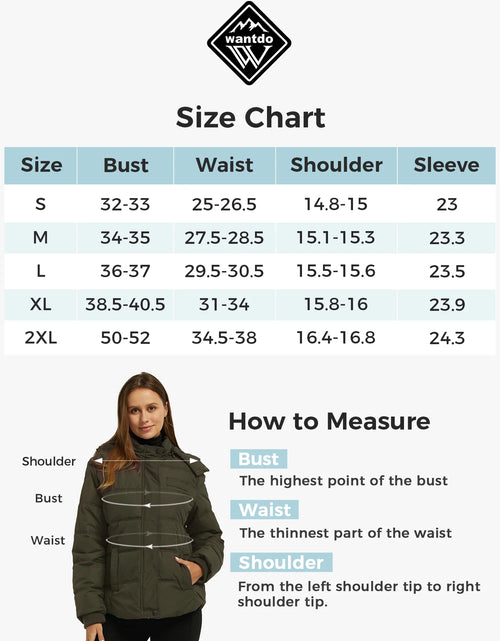 Load image into Gallery viewer, Women&#39;S Winter Coat Quilted Puffy Coats Puffer Jacket Parka with Hood Army Green L
