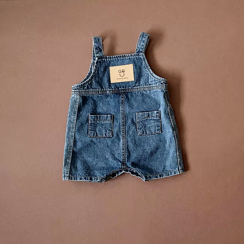 2023 New Baby Overalls Toddler Girls Denim Jumpsuits Denim Clothes